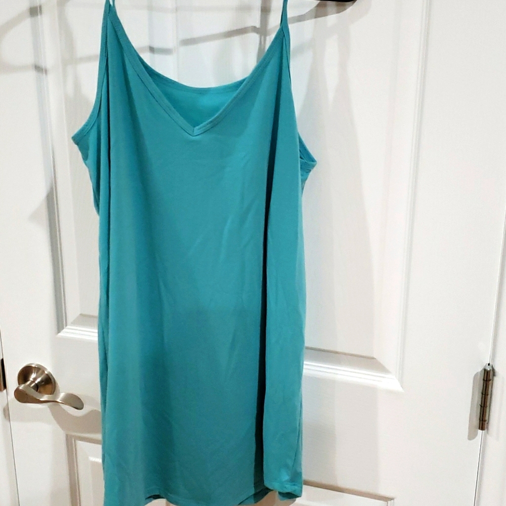 Spaghetti strap tunic...REVERSIBLE